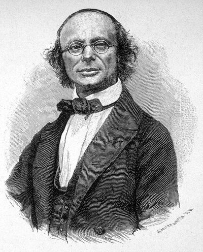 विल्हेम वेबर का पोर्ट्रेट (1804 - 1891) जर्मन भौतिक विज्ञानी। द्वारा अज्ञात कलाकार