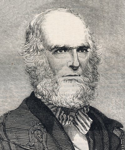 विलियम कलन ब्रायंट का पोर्ट्रेट (1794-1878), अमेरिकी कवि। 23 जनवरी 1858 के "" द इलस्ट्रेटेड लंदन न्यूज "" में उत्कीर्णन। द्वारा अज्ञात कलाकार