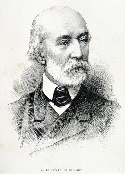 काउंट डी फॉलक्स का पोर्ट्रेट (1811 - 1886), फ्रांसीसी राजनीतिज्ञ। द्वारा अज्ञात कलाकार