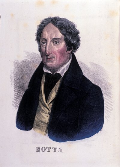 इतालवी चिकित्सक और राजनीतिज्ञ कार्लो बोटा (1766-1837) का पोर्ट्रेट। द्वारा अज्ञात कलाकार
