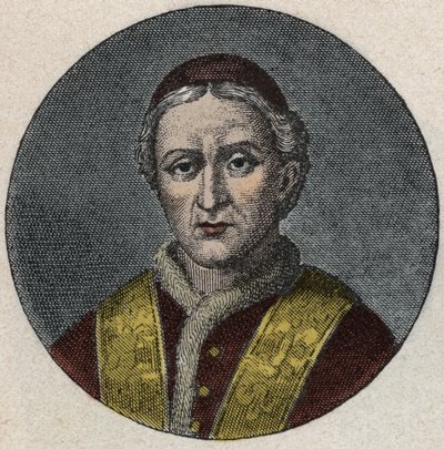 पोप लियोन XII (लियो, लियोन) का पोर्ट्रेट (1823-1829) द्वारा अज्ञात कलाकार