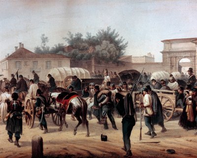 रिसोर्गिमेंटो: द फाइव डेज़ ऑफ़ मिलन (Cinque giornate di Milano) (18-22 मार्च 1848): यह 1848 की क्रांति (स्वतंत्रता के पहले इतालवी युद्ध का हिस्सा) के पहले एपिसोड में से एक है, जिसमें मिलानियों का उदय देखा गया। जनसंख्या विद्रोही के खिलाफ द्वारा अज्ञात कलाकार