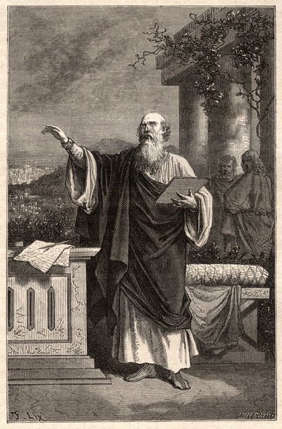 सेंट इरेनी डे ल्यों (ल्योन के सेंट आइरेनियस) (130-202) - द्वारा अज्ञात कलाकार