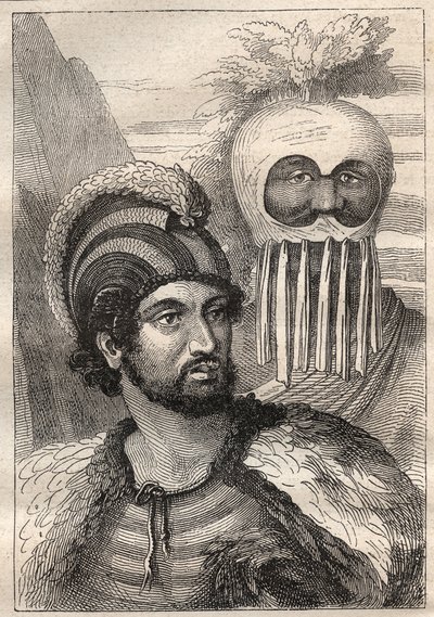 कैप्टन जेम्स कुक (1728-1779) द्वारा दूसरी यात्रा (1772-1775): सैंडविच द्वीप समूह के प्रकार (कुक द्वीप, दक्षिण सैंडविच द्वीप समूह) - "18 वीं शताब्दी के महान नाविक" से लिया गया चित्रण। द्वारा अज्ञात कलाकार