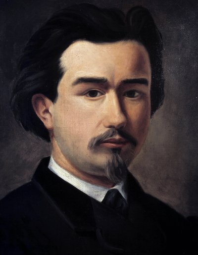 क्लेमेंट एडर (1841-1925), फ्रांसीसी इंजीनियर और आविष्कारक, "पेरे डे ल'एविएशन" का स्व-चित्र। द्वारा अज्ञात कलाकार
