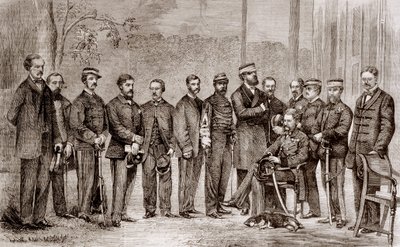 सर जेम्स होप ग्रांट (1808-1875), एक ब्रिटिश सैनिक और दूसरे अफीम युद्ध के दौरान उनके कर्मचारी, जो 1856 से 1860 तक चले। द्वारा अज्ञात कलाकार