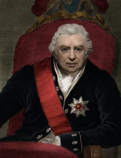सर जोसेफ बैंक्स (1743-1820) - उत्कीर्णन - 19वीं शताब्दी - द्वारा अज्ञात कलाकार