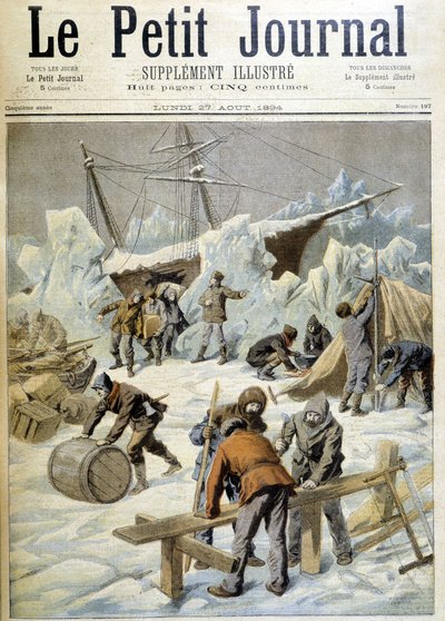 द वेलमैन पोलर एक्सपेडिशन: कैंप ऑन द आइस, "" द पेटिटी जर्नल"", 27/08/1894 द्वारा अज्ञात कलाकार