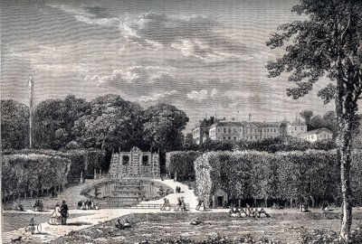 1867 में सेंट क्लाउड (सेंट-क्लाउड) का महल और पार्क द्वारा अज्ञात कलाकार