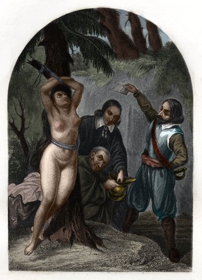 लुई XIV (1643-1715) के तहत सेवेन्स के ड्रैगननेड्स, प्रोटेस्टेंटों का उत्पीड़न। मौरिस लाचात्रे द्वारा 1842 से "हिस्टोइरे डेस पोप्स" में उत्कीर्णन। निजि संग्रह। द्वारा अज्ञात कलाकार