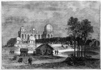 1883 में पेरिस वेधशाला का विस्तार द्वारा अज्ञात कलाकार