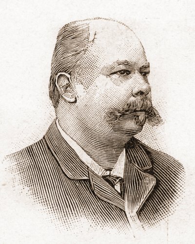 1895 में अकादमी फ़्रैन्काइज़ के सदस्य: हेनरी (हेनरी) मीलहाक (1831-1897), फ्रांसीसी नाटककार का चित्र। द्वारा अज्ञात कलाकार