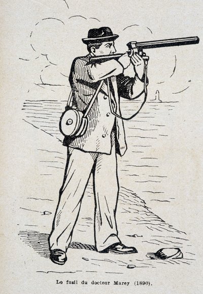 डॉ. एटिने जूल्स (एटिने-जूल्स) मारे की राइफल (1890) द्वारा अज्ञात कलाकार