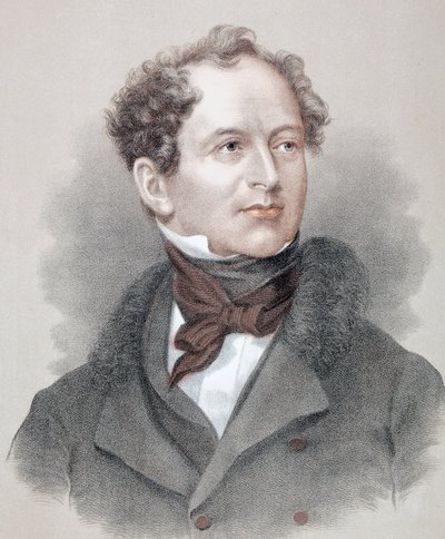 थॉमस मूर (या थॉमस मोर) (1779-1852), आयरिश कवि। द्वारा अज्ञात कलाकार