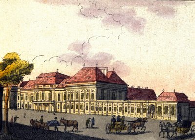 ऑस्ट्रिया में वियना शहर का दृश्य, 1820 से उत्कीर्ण द्वारा अज्ञात कलाकार
