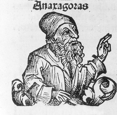 Clazomenes के Anaxagoras का पोर्ट्रेट यूनानी एनाक्सागोरस में यूनानी दार्शनिक (500 से 428 ईसा पूर्व) 19वीं शताब्दी (उत्कीर्णन) द्वारा अज्ञात कलाकार