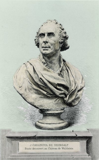 गियोवन्नी गियाकोमो कैसानोवा (1725-1798), इतालवी साहसी और लेखक का चित्र। द्वारा अज्ञात कलाकार