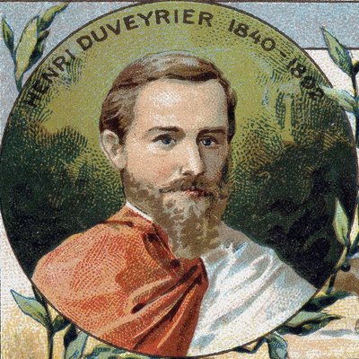हेनरी ड्यूवेरियर का पोर्ट्रेट। फ्रांसीसी भूगोलवेत्ता और यात्री (1840 से 1892)। द्वारा अज्ञात कलाकार