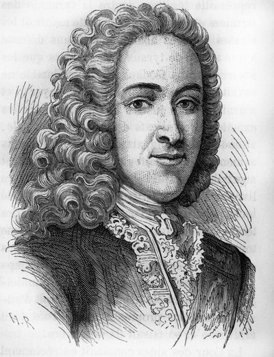 जीन फ्रेडेरिक फेलीपेक्स का चित्र, काउंट ऑफ़ मौरपास (1701-1781), फ्रांसीसी राजनेता। द्वारा अज्ञात कलाकार