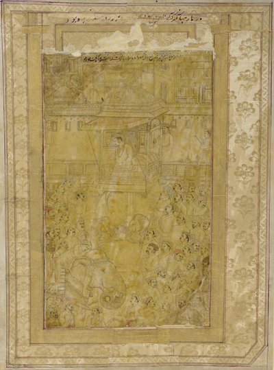 जहाँगीर का एक दरबार द्वारा अज्ञात कलाकार