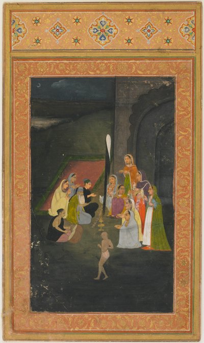 रात को एक मुल्ला से मुलाकात द्वारा अज्ञात कलाकार