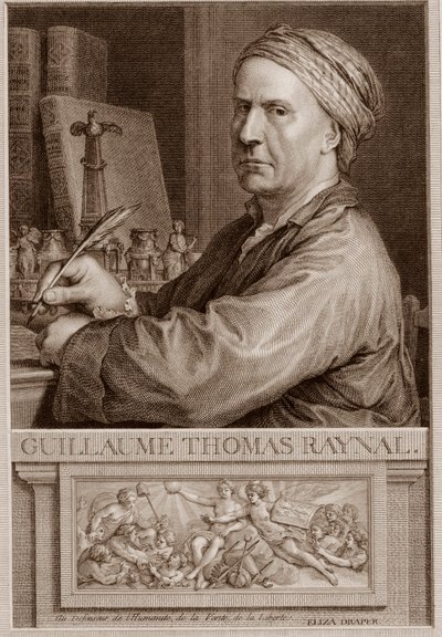 एबॉट गिलौम थॉमस रेनल (1713-1796) चार्ल्स-निकोलस कोचीन II के बाद उत्कीर्णन अंग्रेजी लेखक - गिलौम थॉमस रेनल (गिलौम-थॉमस) उत्कीर्णन द्वारा अज्ञात कलाकार
