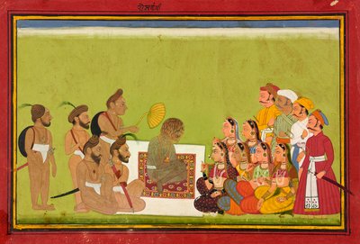 रोम ऋषि के साथ एक दर्शक द्वारा अज्ञात कलाकार