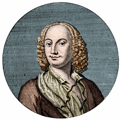 एंटोनियो विवाल्डी (1678-1741), इतालवी संगीतकार। द्वारा अज्ञात कलाकार
