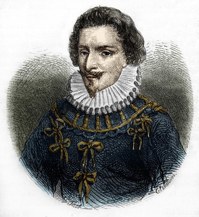 Concino Concini (1575-1617), मार्शल ऑफ़ एंकर, साहसी और इतालवी राजनीतिज्ञ। द्वारा अज्ञात कलाकार