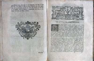 Giuseppe Tartin द्वारा संगीत संधि का दोहरा पृष्ठ द्वारा अज्ञात कलाकार