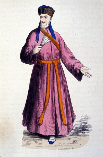 फादर माटेओ रिक्की (1552-1610), इतालवी जेसुइट, चीन में कैथोलिक मिशन के संस्थापक द्वारा अज्ञात कलाकार