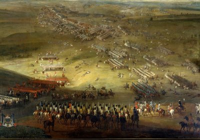 हॉलैंड युद्ध: कोकेसबर्ग की लड़ाई (1677) को कोचर्सबर्ग (अलसैस में) 1677 की बेनामी पेंटिंग भी कहा जाता है। चेटो डी वॉक्स ले विस्काउंट। द्वारा अज्ञात कलाकार
