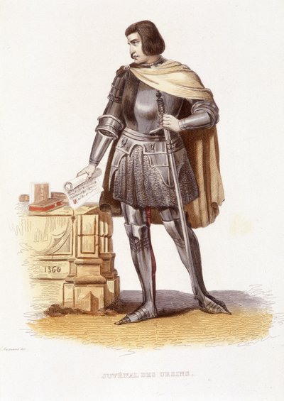 जीन जुवेनल (या जौवेनेल) डेस उर्सिन्स (1360 - 1431), फ्रांसीसी मजिस्ट्रेट - "ले प्लूटार्क फ़्रैंकैस" एड मेंनेचेट में द्वारा अज्ञात कलाकार