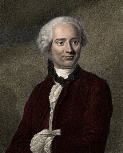 जीन ले रोंड डी'अलेम्बर्ट 1717-1783 - उत्कीर्णन - 19वीं शताब्दी द्वारा अज्ञात कलाकार