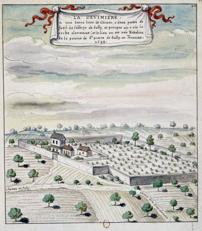 ला डेविनियर (1699), रबेलिसो का जन्मस्थान द्वारा अज्ञात कलाकार