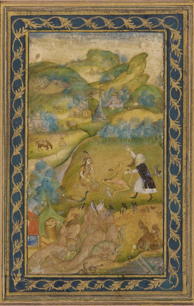 लैला और मजनूं द्वारा अज्ञात कलाकार