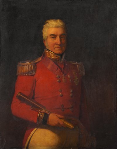 मेजर-जनरल सर विलियम मॉरिसन केसीबी (1781-1851), मद्रास आर्मी स्टाफ द्वारा अज्ञात कलाकार