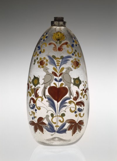 नर्सिंग या ड्रग बॉटल, c. 1750-1800 (ग्लास) द्वारा अज्ञात कलाकार