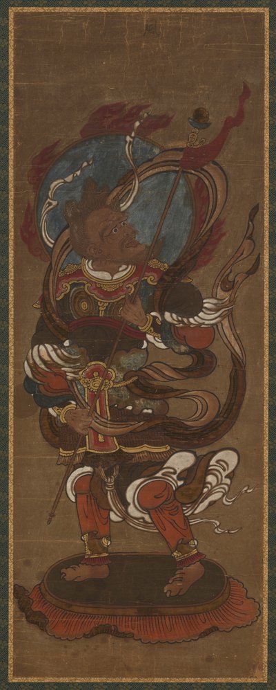 बारह देवों में से एक: फू-टेन ( emवायुem ) द्वारा अज्ञात कलाकार