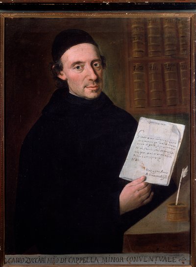 कार्लो ज़ुकेरी (1704-1792) इतालवी संगीतकार और वायलिन वादक बेनामी का पोर्ट्रेट। 18 वीं सदी। बोलोग्ना, सिविक संग्रहालय द्वारा अज्ञात कलाकार