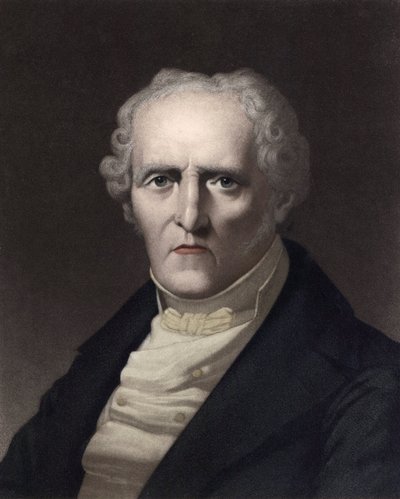 चार्ल्स फूरियर (1772 - 1837) का पोर्ट्रेट, थियोरिशियन सोशलिस्ट फ़्रैंकैस (चार्ल्स फूरियर फ्रांसीसी दार्शनिक और एक महत्वपूर्ण प्रारंभिक समाजवादी विचारक का पोर्ट्रेट जो बाद में "यूटोपियन समाजवाद" से जुड़ा) उत्कीर्णन द्वारा अज्ञात कलाकार