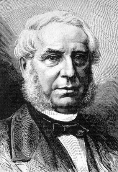 एडोअर्ड ड्रौइन डी ल्हुइस का पोर्ट्रेट, फ्रांसीसी राजनीतिज्ञ (1805 - 1881) - "" लेस कंटेम्पोरेन्स "" में, और 19 वीं शताब्दी के अंत में। द्वारा अज्ञात कलाकार
