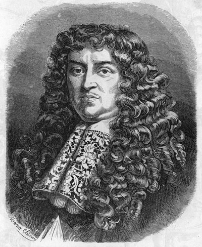 फ्रांकोइस मिशेल ले टेलर का पोर्ट्रेट, मार्क्विस डी लुवोइस (1639 - 1691), फ्रांसीसी राजनीतिज्ञ। द्वारा अज्ञात कलाकार