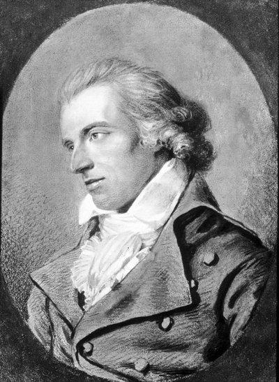 फ्रेडरिक वॉन शिलर का पोर्ट्रेट (1759 - 1805)। एसडी 19वीं सदी। द्वारा अज्ञात कलाकार