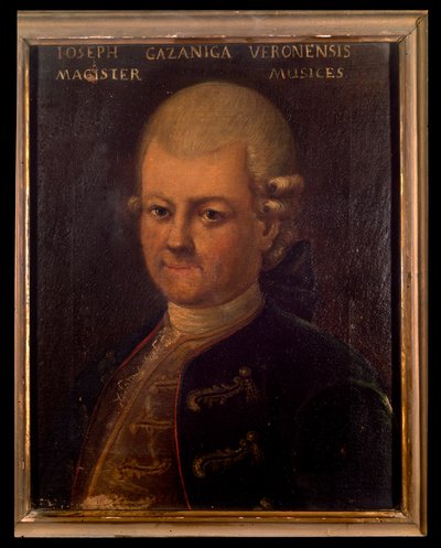 ग्यूसेप गज़ानिगा का पोर्ट्रेट (1743-1818) इतालवी संगीतकार बेनामी पेंटिंग। 18 वीं सदी। बोलोग्ना, नागरिक संगीत ग्रंथ सूची संग्रहालय। द्वारा अज्ञात कलाकार