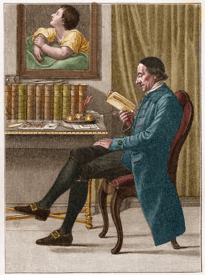 जोहान कास्पर लैवेटर या गैसपार्ड लैवेटर (1741-1801) का पोर्ट्रेट, स्विस धर्मशास्त्री और जर्मन भाषी लेखक, जो भौतिक विज्ञान पर अपने काम के लिए जाने जाते हैं। द्वारा अज्ञात कलाकार
