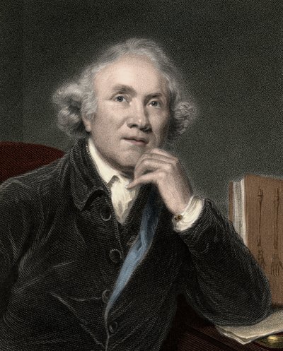 जॉन हंटर का पोर्ट्रेट (1728-1793) स्कॉटिश सर्जन द्वारा अज्ञात कलाकार