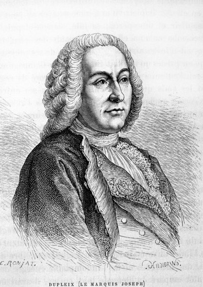 जोसेफ फ्रांकोइस डुप्लेक्स का पोर्ट्रेट (1697-1763), फ्रांसीसी औपनिवेशिक प्रशासक द्वारा अज्ञात कलाकार