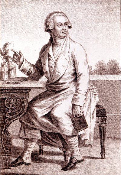 लैवोज़ियर का पोर्ट्रेट (1743-1794)। द्वारा अज्ञात कलाकार