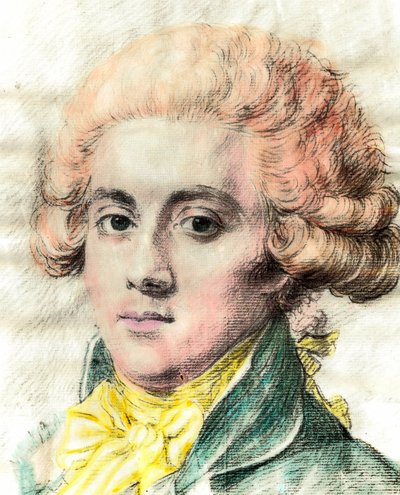 पियरे विक्टोरियन वर्गियाउड (1753-1793) का पोर्ट्रेट, फ्रांसीसी राजनीतिज्ञ गिरोंडिन। १८वीं शताब्दी के चित्रण का विवरण। वर्साय। लैम्बिनेट संग्रहालय द्वारा अज्ञात कलाकार